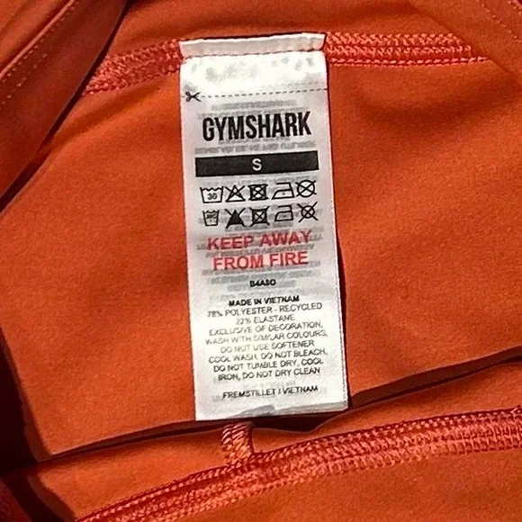 Rust Orange Gymshark Leggings - Picture 2 of 2